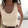 thumbnail image 6 of cocolona Womens Summer V Neck Tank Tops 2025 Fashion Casual Sleeveless Ribbed Knit Shirts Lightweight Comfy Sweater Tops, 6 of 7