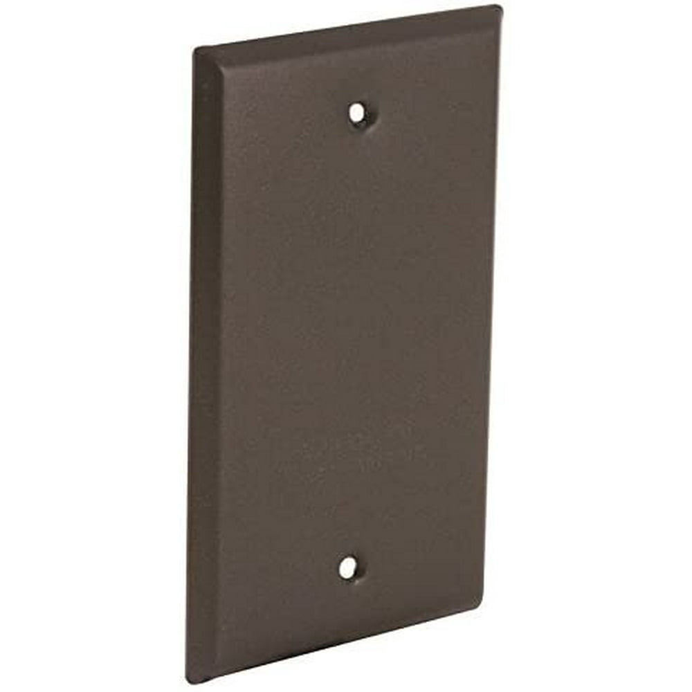 Bell Outdoor 51737 Bronze Single Gang Blank Switch Plate Cover