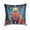 Bear, variant on Buffalo Christmas Fabric Decorative Pillow 18 in x 18 in