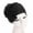 Black, variant on Chemo Turban Hats for Women Elastic Flower Beanie Headwrap Caps