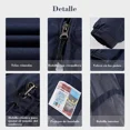 thumbnail image 3 of Chamarra Impermeable Con Capucha De Otoño Para Hombre, 3 of 7