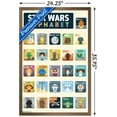 thumbnail image 3 of Star Wars: Saga - Alphabet Wall Poster, 22.375" x 34", Framed, 3 of 3