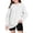 White, variant on Kids Long Sleeve T Shirt Crewneck Casual Base Layer Top Solid Pullover Tee for Boys and Girls Regular Fit