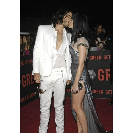 Katy Mays Russell Brand Katy Perry At Arrivals For Get Him To The Greek Premiere The Greek Theatre Los Angeles Ca May 25 2010 Photo By Michael GermanaEverett Collection Celebrity ()