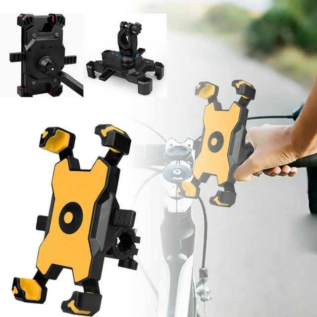 MKHSQHDG Today's Deals Universal Bike Phone Holder for Secure Cycling Adjustable and Easy to Install Smartphone Mount for Handlebar Compatible with 3.5 6.8 Inch Devices Sturdy and Design