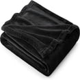 thumbnail image 5 of Lightweight Blankets for Sofa Black - 90x108, 5 of 5