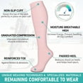 thumbnail image 2 of 6 Pairs Compression Socks for Women and Men, Reliable Support for Running, Athletic, Travel, L/XL, 2 of 7