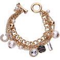 thumbnail image 1 of Pulsera con dijes JAMW Cadena de oro con dije de perla, 1 of 5