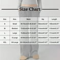 thumbnail image 3 of Riecok Jogging Pants for Women Mid Waist Drawstring Flared Solid Color Workout Lounge Trousers with Pockets, 3 of 8