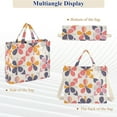 thumbnail image 6 of FORMRS Womens Corduroy Tote Bag Crossbody Shoulder Handbag with Pocket, Purple Retro Flower, 6 of 7