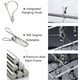 thumbnail image 2 of Tendedero para calcetines, tendedero colgante con 36 clips de acero inoxidable resistentes al viento para calcetines, ropa interior, toallas (1 paquete de perchas), 2 of 5