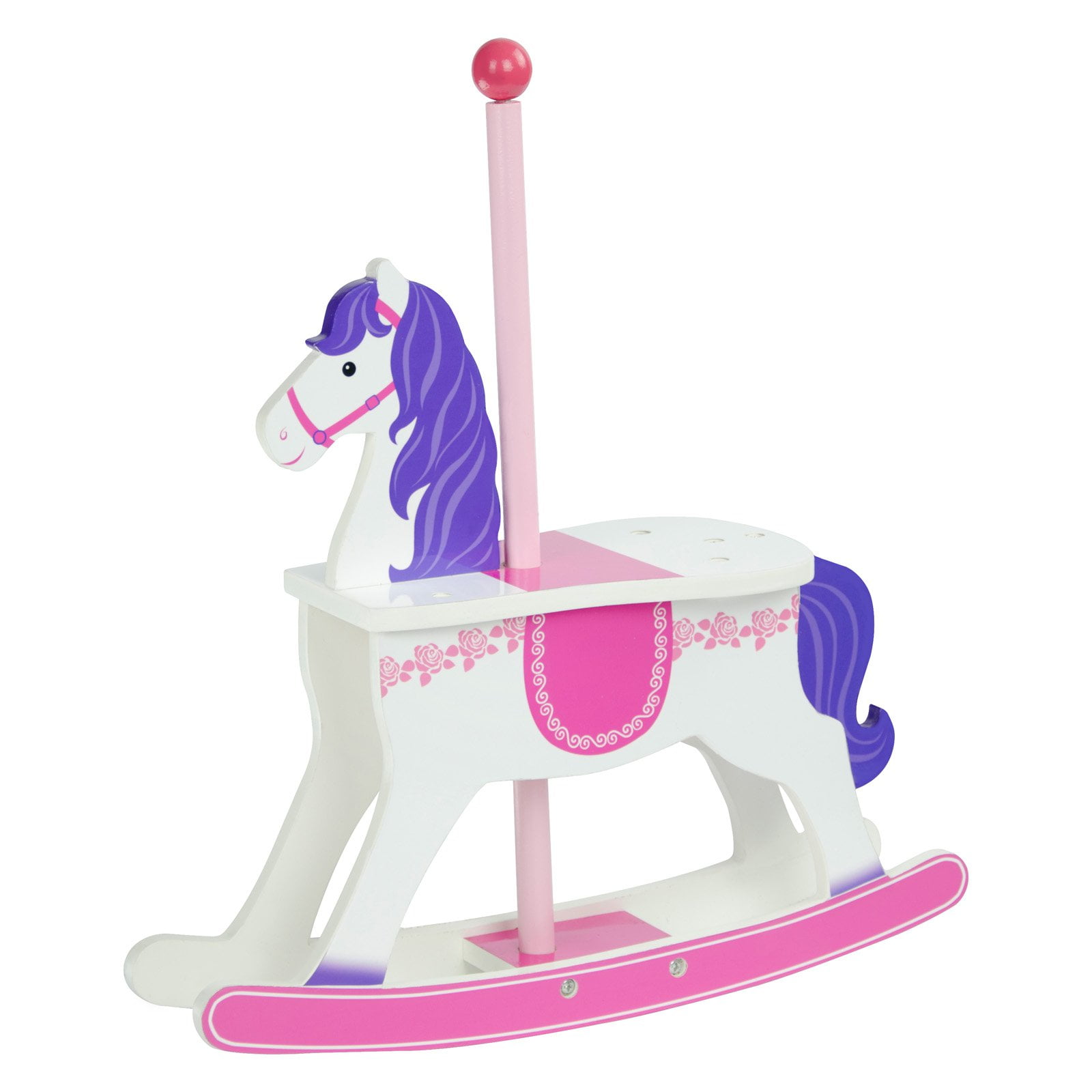 doll on rocking horse