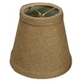thumbnail image 2 of 5" Hardback Empire Chandelier Lamp Shades Set of 6 Burlap, 2 of 2