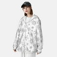 thumbnail image 3 of Lsque Snowflake Minimalist UPF 50+ Lightweight Sun Protection Men's Women's Long Sleeve Shirt, Hoodie Performance -Small, 3 of 9