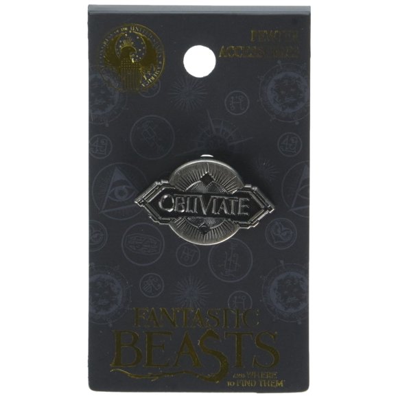Alfiler de solapa Fantastic Beasts Obliviate Pewter