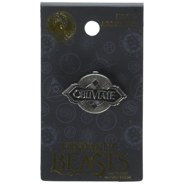 Alfiler de solapa Fantastic Beasts Obliviate Pewter