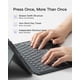 thumbnail image 5 of Funda para iPad con teclado Inateck para iPad de 11.ª y 10.ª generación, color gris, 5 of 7