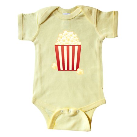 

Inktastic Popcorn Movie Treat Gift Baby Boy or Baby Girl Bodysuit