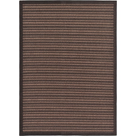 Contemporary Veranda Collection Area Rug in Bark Color and Rectangle, Round, Runner, Square Shape