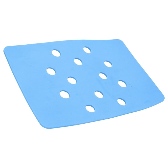 Ventilate Shower Chair Cushion, Perforation Design Paste Fixed Shower Chair Cushion Keep Warm EVA For Bathroom Bath