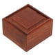 thumbnail image 1 of 1Pc Incense Box Square Hollow Rosewood Practical Incense Burner (Dark Red), 1 of 5