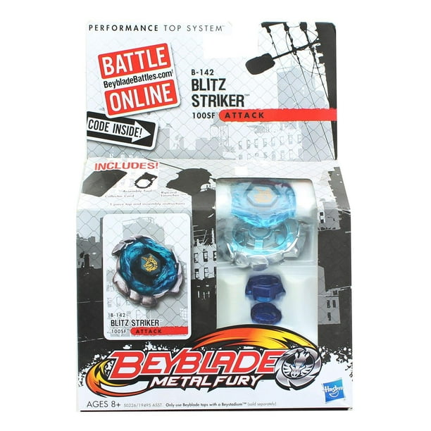 Beyblade Metal Fury Battle Top w/ Launcher - Blitz Striker