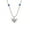 Blue, variant on Longhorn - Texas Blue Crystal Fiona Necklace