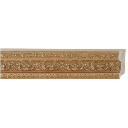 Light Gold Ornate Frames - Picture Frame Moulding (Wood) - Ornate Gold Finish - 2.75