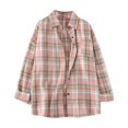 thumbnail image 2 of Puntoco Abrigo Mujer Invierno Casual Moda Suelta Espesada Cepillada Chaqueta Superior A Cuadros Liquidación Puntoco Puntoco-1, 2 of 4