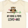 thumbnail image 4 of Inktastic Nana and Papa Love Me Baby Girl Girls Baby Bodysuit, 4 of 5