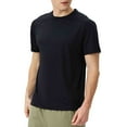 thumbnail image 5 of Handshe Unisex Quick-Dry T-Shirt, Solid Color Cooling Stretch Skin-Friendly for Outdoor Casual Fitness Training and Daily Wear, 5 of 5