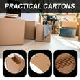 thumbnail image 4 of OUNONA Pack Shipping 20Pcs Khaki Small Cardboard Box for General Users, 4 of 4