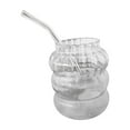 thumbnail image 4 of 2x Vaso de Vidrio con Cristalería Creativa Resistente Al Calor Reutilizable Botella de Agua Duradera para Cafetería de Fruta Oficina Cocina 2 piezas, 4 of 8