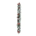 thumbnail image 2 of Christmas Countdown Garland with Realistic Pine Cones and Berries, Snow-Dusted Xmas Vine Swag for Fireplace Mantle Stairs Decor, Outdoor Indoor Holiday Home Party Decoration Rattan Style Wreath, 2 of 7