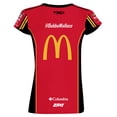 thumbnail image 3 of Women's Checkered Flag Sports  Red Bubba Wallace Sublimated Uniform T-Shirt, 3 of 3