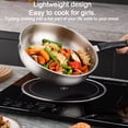 thumbnail image 2 of Maytalsory Pancake Frying Pan Smooth For Fragrant And Tender Pancakes Stainless Steel Flat Bottomed Pan 26cm, 2 of 5