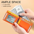 thumbnail image 4 of Wallet GSOIAX Cartera delgada para hombre de piel auténtica con bloqueo RFID, 4 of 8