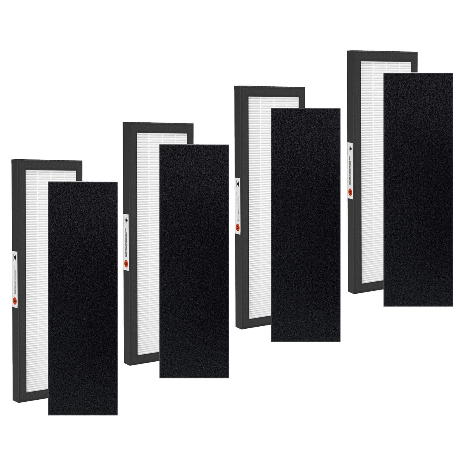 SCREENTRONICS 4 Pack FLT4825 True HEPA Filter B & Carbon Pre Filter
