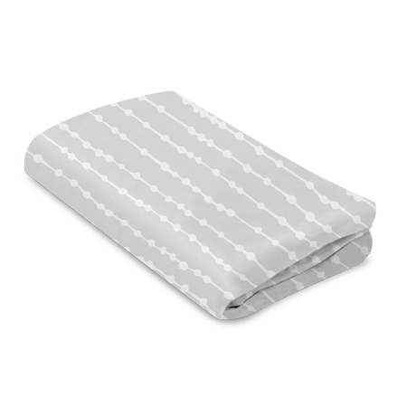 4moms Breeze Waterproof Playard Sheet - Gray Beads