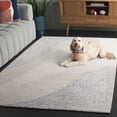 thumbnail image 3 of SAFAVIEH Pine Burke Abstract Area Rug, Light Grey/Ivory, 4' x 6', 3 of 11