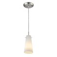 thumbnail image 1 of Z-Lite 133MP Monte 1 Light Pendant, Brushed Nickel, 1 of 1