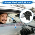 thumbnail image 2 of Motor de elevación de regulador de ventana eléctrica del lado del pasajero delantero derecho Unique Bargains para Ford F-150 2011-2014 Crew Cab Pickup No.742663 7 Pines, 2 of 7