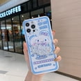 thumbnail image 1 of Funda de teléfono Sanrio Cinnamoroll para Iphone 13 12 11 Pro Max 7 8 Plus Kuromi funda XR XS X con correa espejo cubierta de lujo mujer chica xuanjing  unisex, 1 of 2