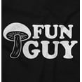 thumbnail image 2 of Fun Guy Fungi Mushroom Nerdy Geeky Men's Big & Tall Crewneck Graphic Tee Brisco Brands 2X, 2 of 5