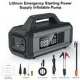 thumbnail image 4 of Portable Car Jump Starter with Air Compressor 150PSI Portable Air Pump for Car Tires with 10000mAh Battery Tire Inflator with Large Digital Screen LED Light for Car Bike Motorcycle Ball, 4 of 9