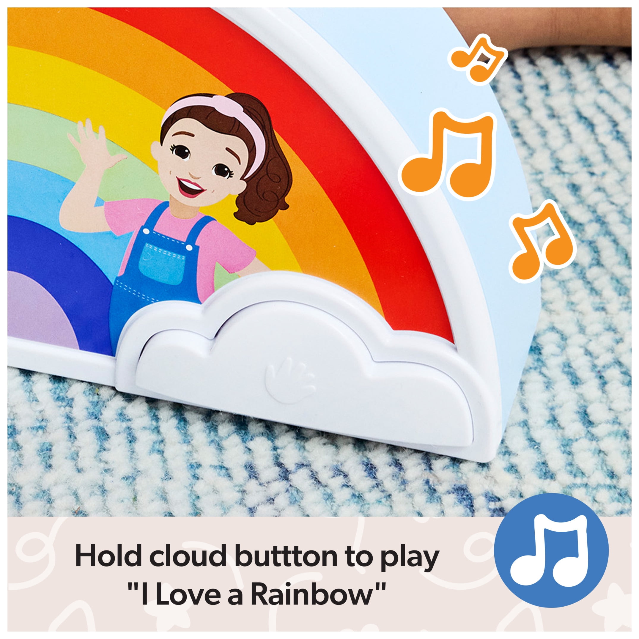 Ms. Rachel Electronic Rainbow Color Sorter with Lights, Music & Sounds, 7 Colors, for Kids Ages 1+