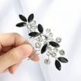 thumbnail image 3 of Bride Wedding Hair Comb Crystal Hair Piece Rhinestone Bridal Hair Accessories for Women HC042 (Silver), 3 of 4