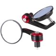 thumbnail image 4 of KATUR Universal Motorcycle Rearview Mirror Red Retro Style Side Rear View Mirror Motorbike Handlebar End Mirrors, 4 of 4