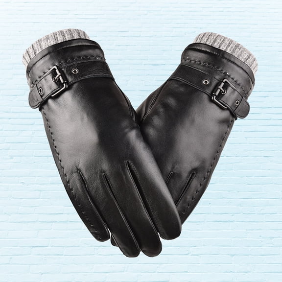 WESIEVYA Warm Black Glove for Cycling Running with Wear Resistant Soft Material