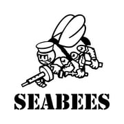 CB Seabees Sticker Decal Die Cut - Self Adhesive Vinyl - Weatherproof - Made in USA - Many Color and Sizes - united states naval construction forces ncf